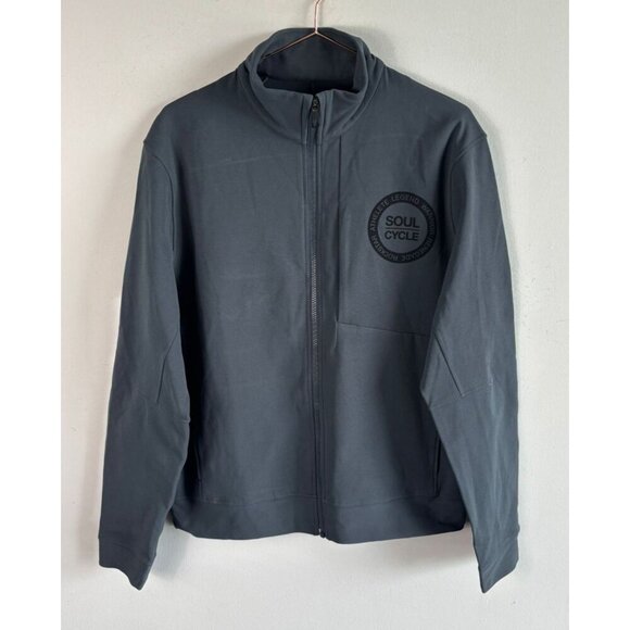 Lululemon SoulCycle Jacket Zip Up Womens Mock Neck Stretch Gray Size L - Picture 1 of 9